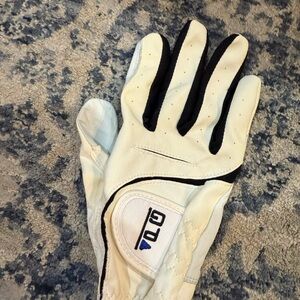 PG White and Black Golf Glove